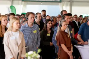 Hunland vendégei a kocatelep megnyitó ünnepségén